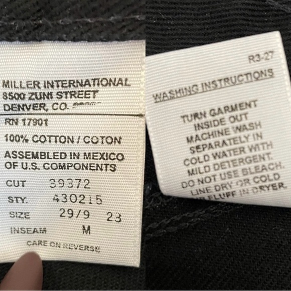 Rockies Bareback Black High Waisted Jeans - Picture 5 of 10